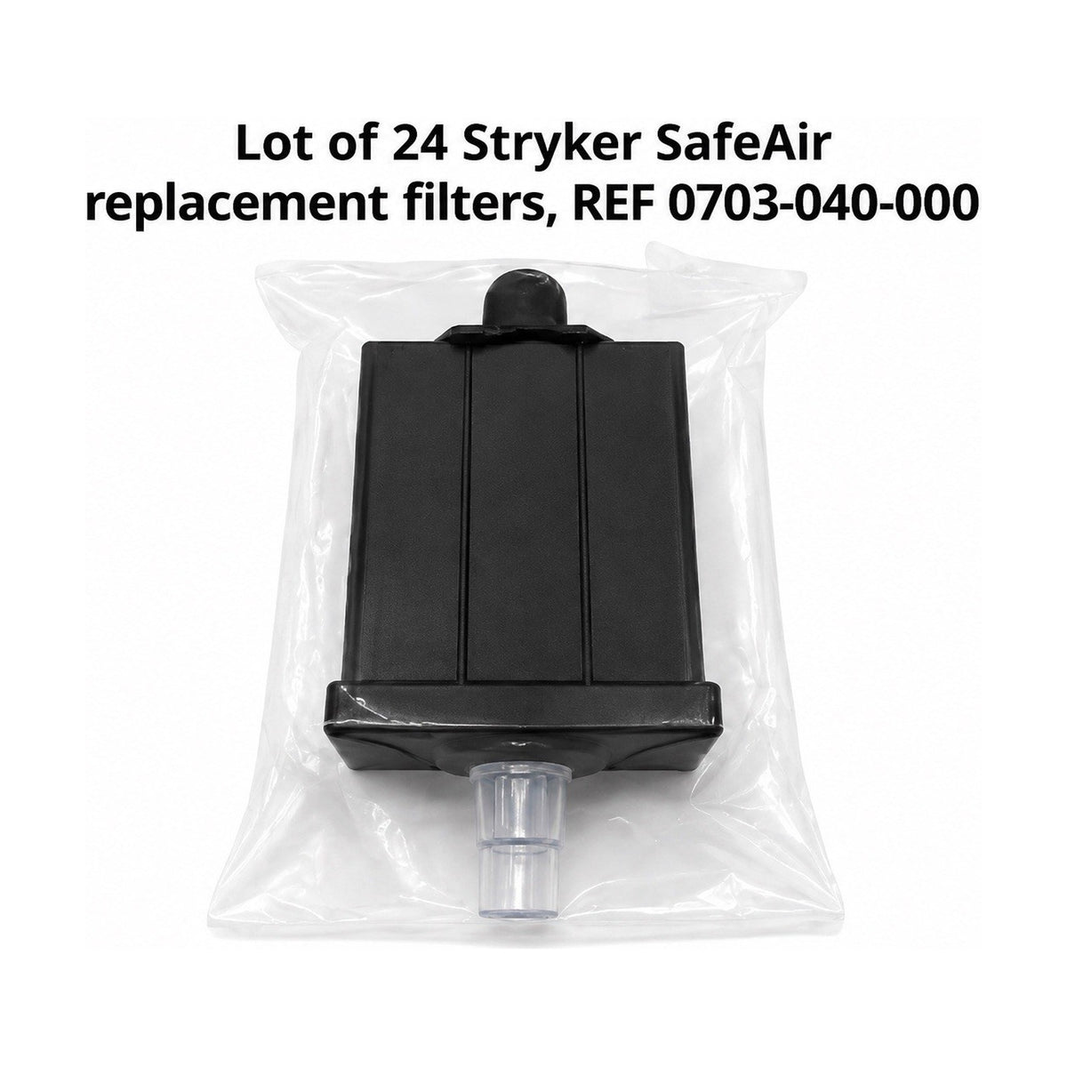 Lot of 24 Stryker SafeAir ULPA Filters REF 0703-040-000 Exp 04/2026 New