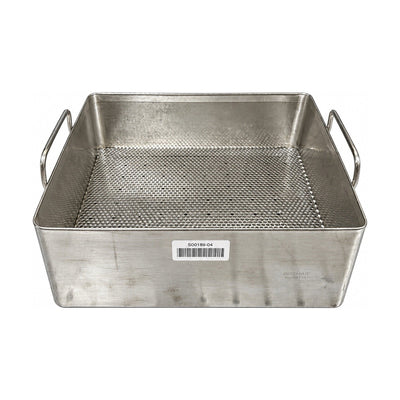 Dittmar Stainless Steel Perforated Instrument Basket Tray 10.5 x 10.5x 3.5in