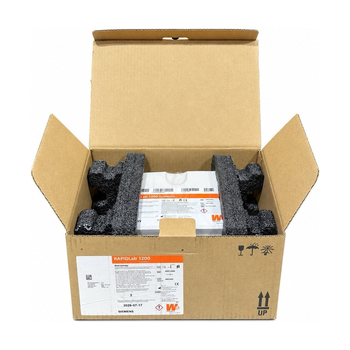 Siemens RAPIDLab 1200 Wash Cartridge REF 03913056 Lot of 2 Exp 2026-07-17