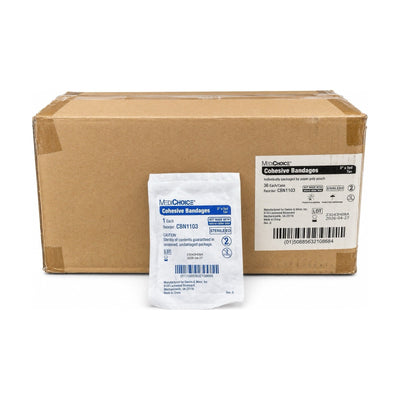 MediChoice CBN1103 Cohesive Bandage 3” x 5 Yd Tan Sterile Case of 36