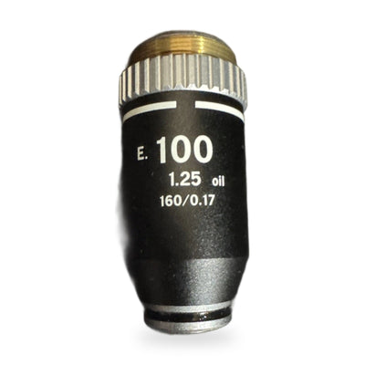 Nikon E 100x/1.25 Oil 160/0.17 Microscope Lens Objective