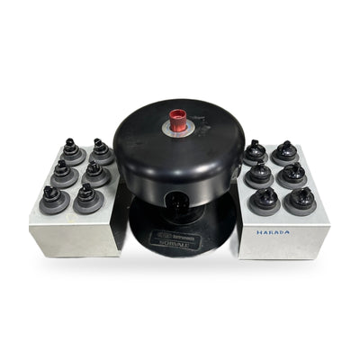 Sorvall AH-629 Swinging Bucket Centrifuge Rotor w/ Lid & 12 Buckets 107 106.3