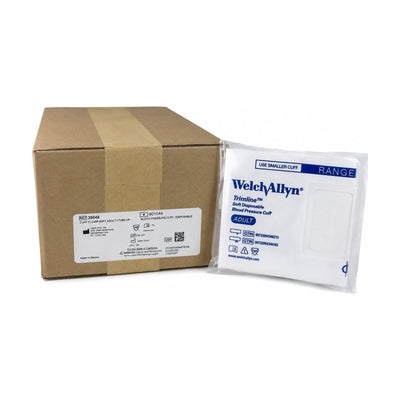 Welch Allyn 39048 Trimline Adult Disposable Blood Pressure Cuff 1-Tube 20 Ct