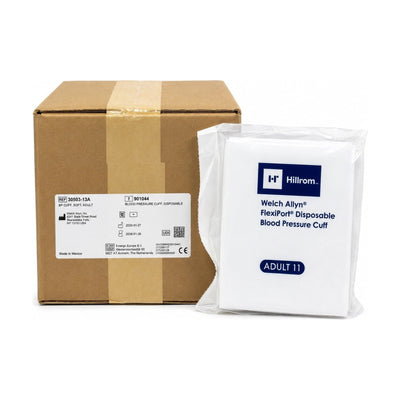 Welch Allyn FlexiPort Disposable BP Cuff Adult 11 REF 30503-13A Case 20
