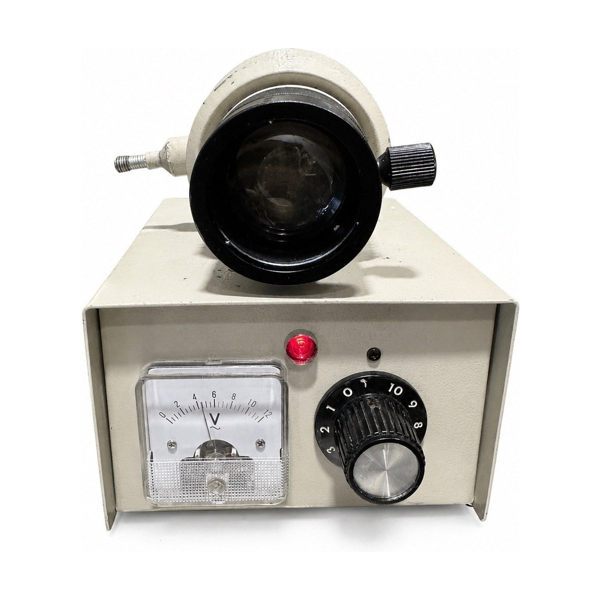 Microscope Lamp Housing & Illuminator Power Supply 115V Variable Control Japan