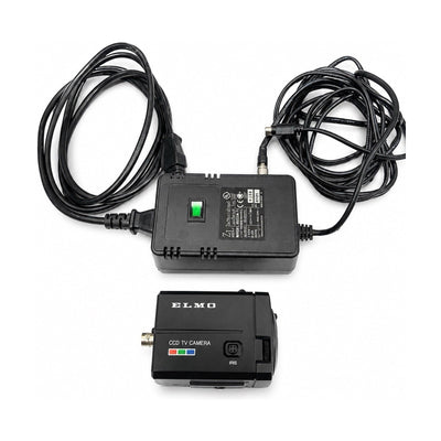 Elmo 1C7001 Color CCD Microscope Camera w/ Power Supply & Video Cable