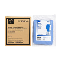 Medline Sirus Gown DYNJP2601 Large Level 4 Poly Reinforced Case of 32