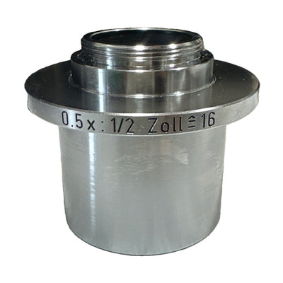 Leica 541016 0.5x C-Mount Microscope Camera Adapter Used
