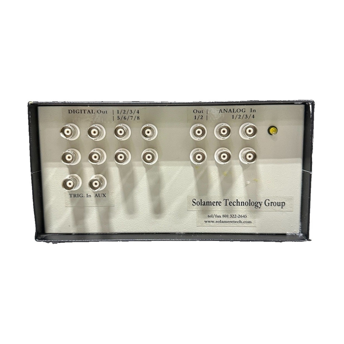 Solamere Technology Group Digital Analog I/O Interface 8 DO 4 AI BNC USB