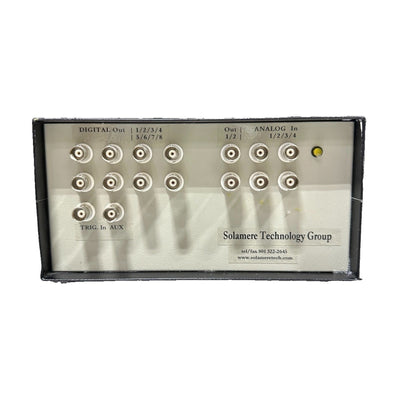 Solamere Technology Group Digital Analog I/O Interface 8 DO 4 AI BNC USB