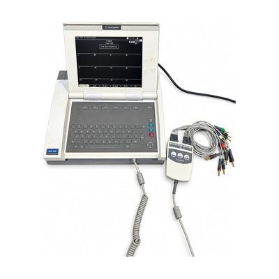 GE Marquette MAC 5000 Resting System w/ CAM-14 Cable Leads & MAC PAC