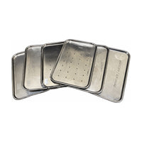 Lot of 6 Stainless Steel Trays 19 x 12.5 Polar Ware 19F 19F-PMT Mixed Brands