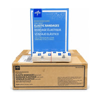 Medline MDS055006Z Sure-Wrap Elastic Bandage 6in x 5yd Clips Case 20