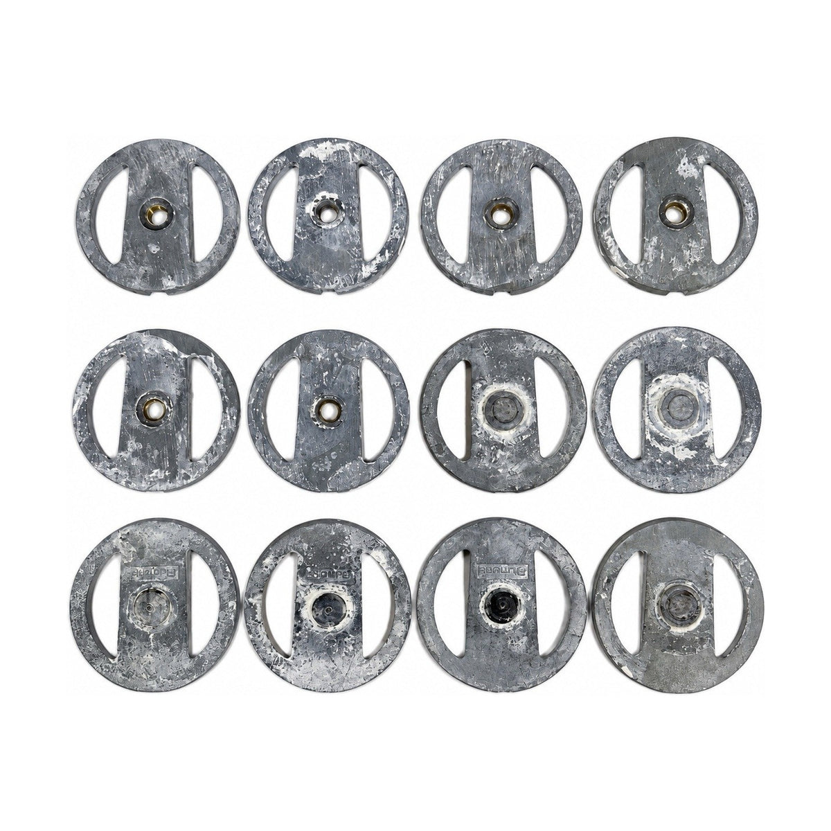 Almore Articulator Round Metal Mounting Plates Lot Of 12