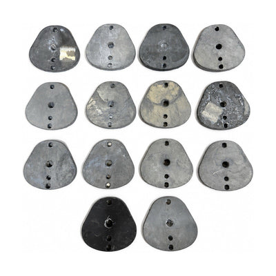 Articulator Metal Mounting Plates Lot of 14