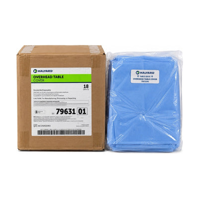 Halyard 79631 Overhead Table Cover Non-Sterile Disposable Case of 18