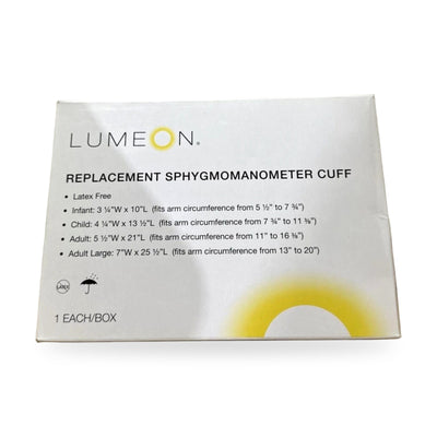 LUMEON Child Cuff Arm Reusable Blood Pressure Cuff and Bulb 1 per Box