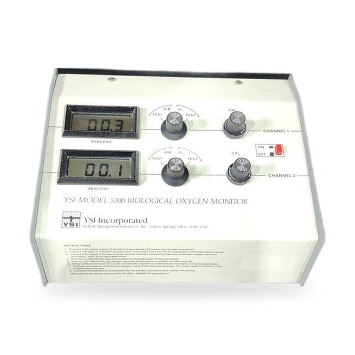YSI Incorporated Model 5300 Biological Oxygen Monitor