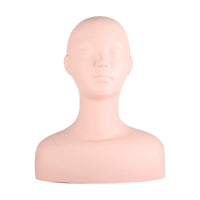 Silicone Mannequin Training Head Makeup Model Eyelash Extensions Practice Doll