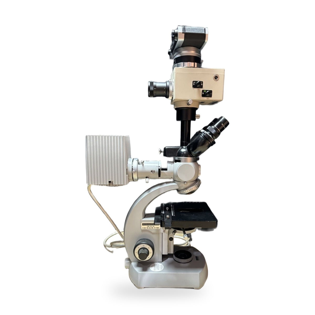 Zeiss Standard Upright Trinocular Microscope with Lamp House lab