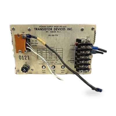 Transistor Devices Inc SPS-645 DC Power Supply 12V