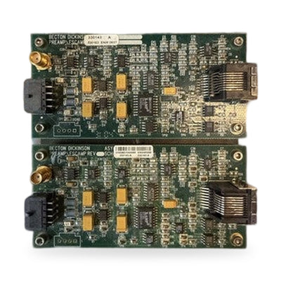 2X Becton-Dickinson PREAMP/FSCAMP PCB Board 330143 for BD Biosciences FACSAria