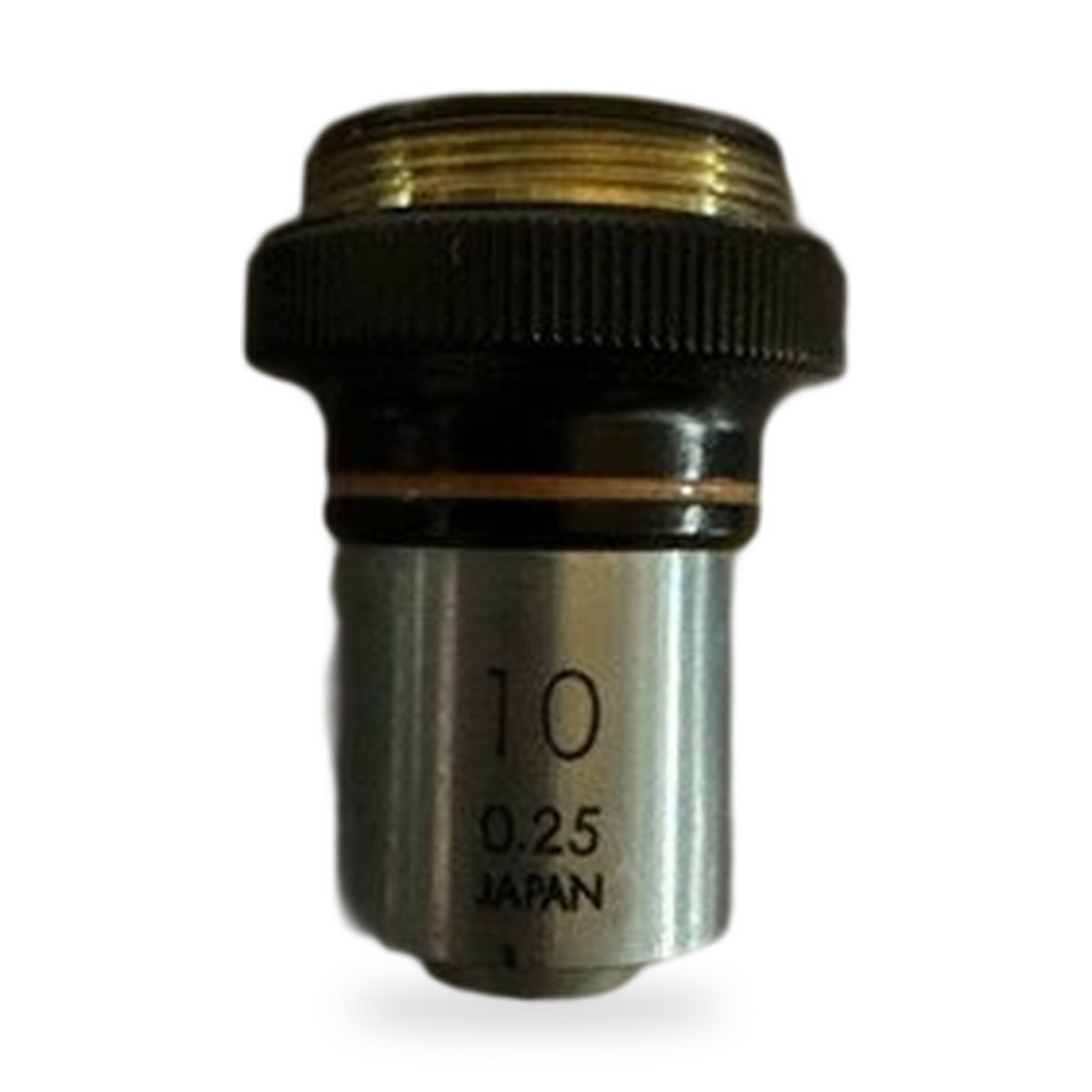 Olympus Tokyo 10x 0.25 Microscope Objective Lens 800817 Made in Japan