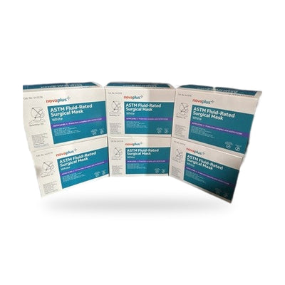 300 Nova Plus Mask Fluid Rated ASTM White Level 1 6 Boxes 50 Per Box