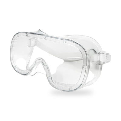 Anti-Fog Protective Safety Goggles Clear Lens Wide-Vision Adjustable