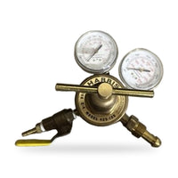 Harris 425-125 Oxygen Single Stage Regulator, Brass, CGA E-4