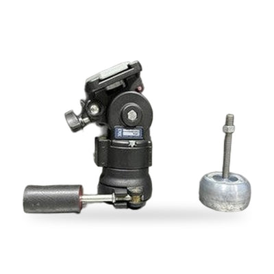 Bogen Manfrotto 3063 Tripod Pan Tilt Head w/ Handle & Quick Release Plate Italy