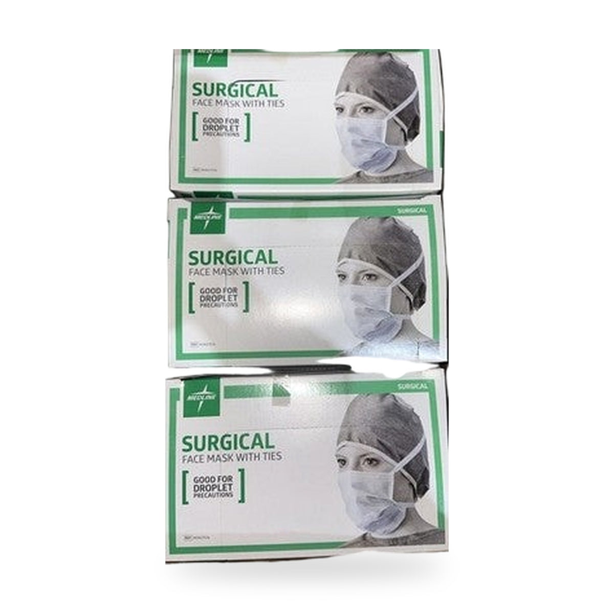 Medline Face Mask with Ties, REF NON27376, Qty 300 per case