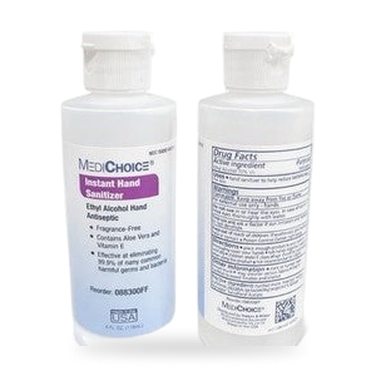 MediChoice Instant Hand Sanitizer – 4 oz (118 mL) – Ethyl Alcohol – Lot of 2