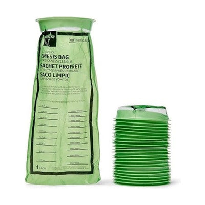 Medline Clean Sack Emesis Bags NON80329 Sickness Vomit Bags – Pack of 24