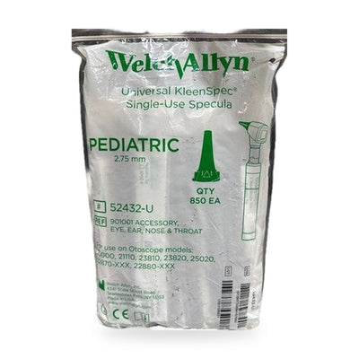 Welch Allyn KleenSpec Ear Specula 2.75mm 850 Qty REF 52432-U NEW