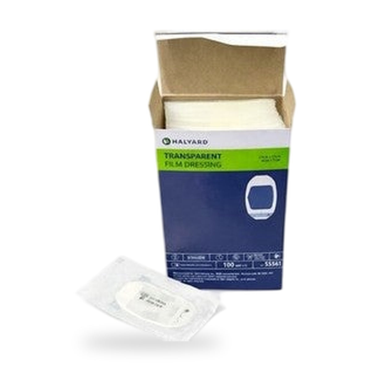 Halyard Transparent Film Dressing 6x7cm 2⅜ x 2¾ in REF 55561 Box of 100