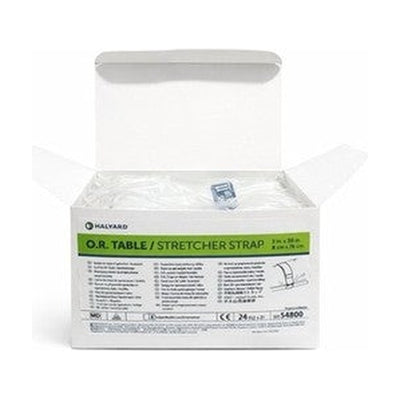 Halyard OR Table Stretcher Strap 3in x 30in REF 54800 Box of 24 New