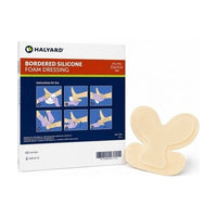 Halyard Bordered Silicone Foam Dressing 9x9 Heel REF 55570 Exp 2028