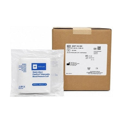 Welch Allyn FlexiPort Disposable Cuff SM Adult 10 SOFT-10-1SC Box Of 20 901044