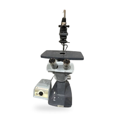 American Optical 1810 Inverted Microscope 4x, 10x, 6.5x W/ Light Source