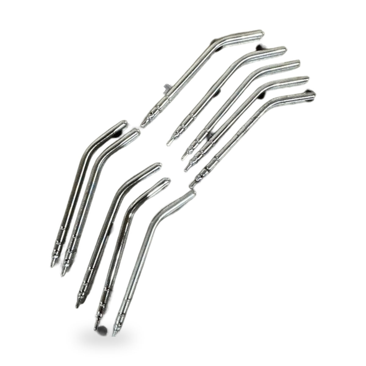 10x Metal Air Water Syringe Nozzles 3 Way Autoclavable Reusable