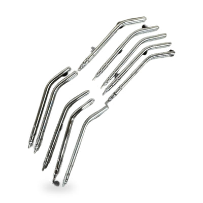 10x Metal Air Water Syringe Nozzles 3 Way Autoclavable Reusable