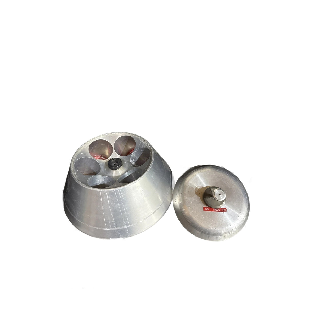 Sorvall GSA Fixed Angle Rotor 6-Place Aluminum Newtown Conn w/ Lid & Adapters