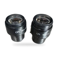Nikon CFI 10X/22 Microscope Eyepiece Pair for Eclipse, E & I Series Microscopes