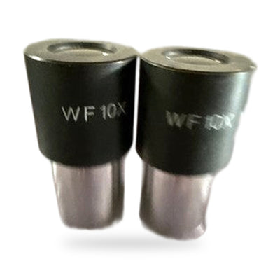 Pair WF10X Wide Field Eyepiece Lens for Biological Microscope