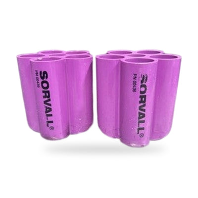 x2 Sorvall 00436 Centrifuge Rotor Adapters 5x50mL for Buckets 11788