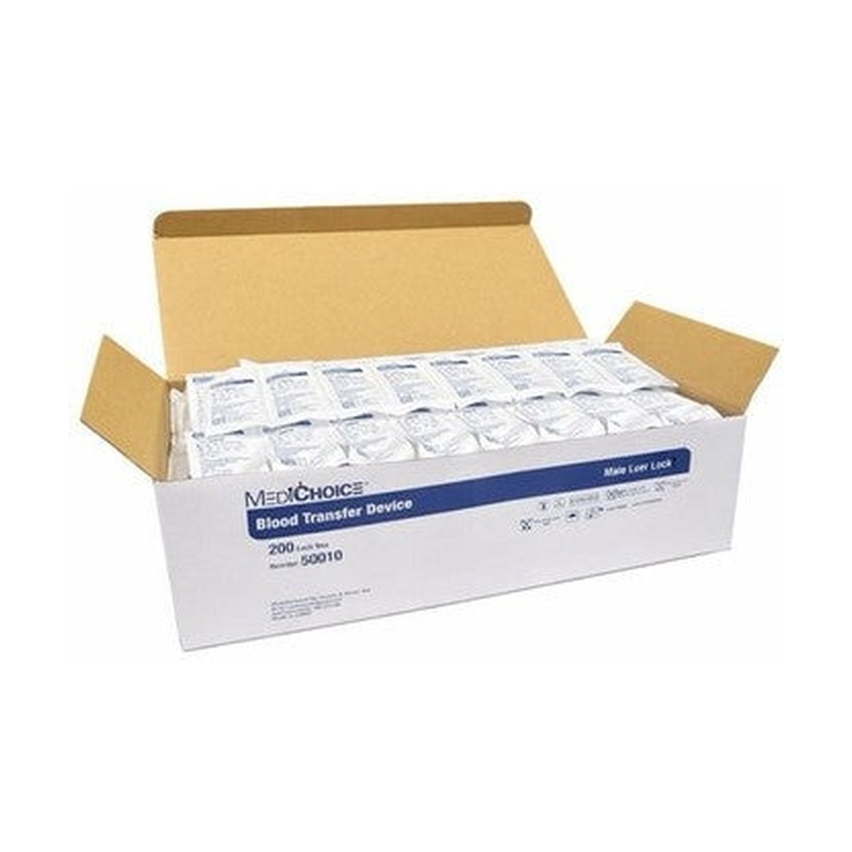 MediChoice Transfer Device – Male Luer Lock – 200/Box – REF 50010