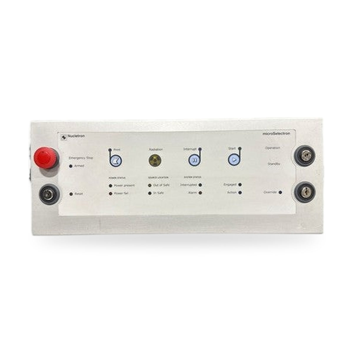 Nucletron microSelectron Control Unit & Emergency Stop Pedal Assembly w/ Cables