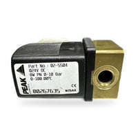 PEAK Scientific 02-5504 Solenoid Valve 24V DC 8W 0–10 Bar LCMS
