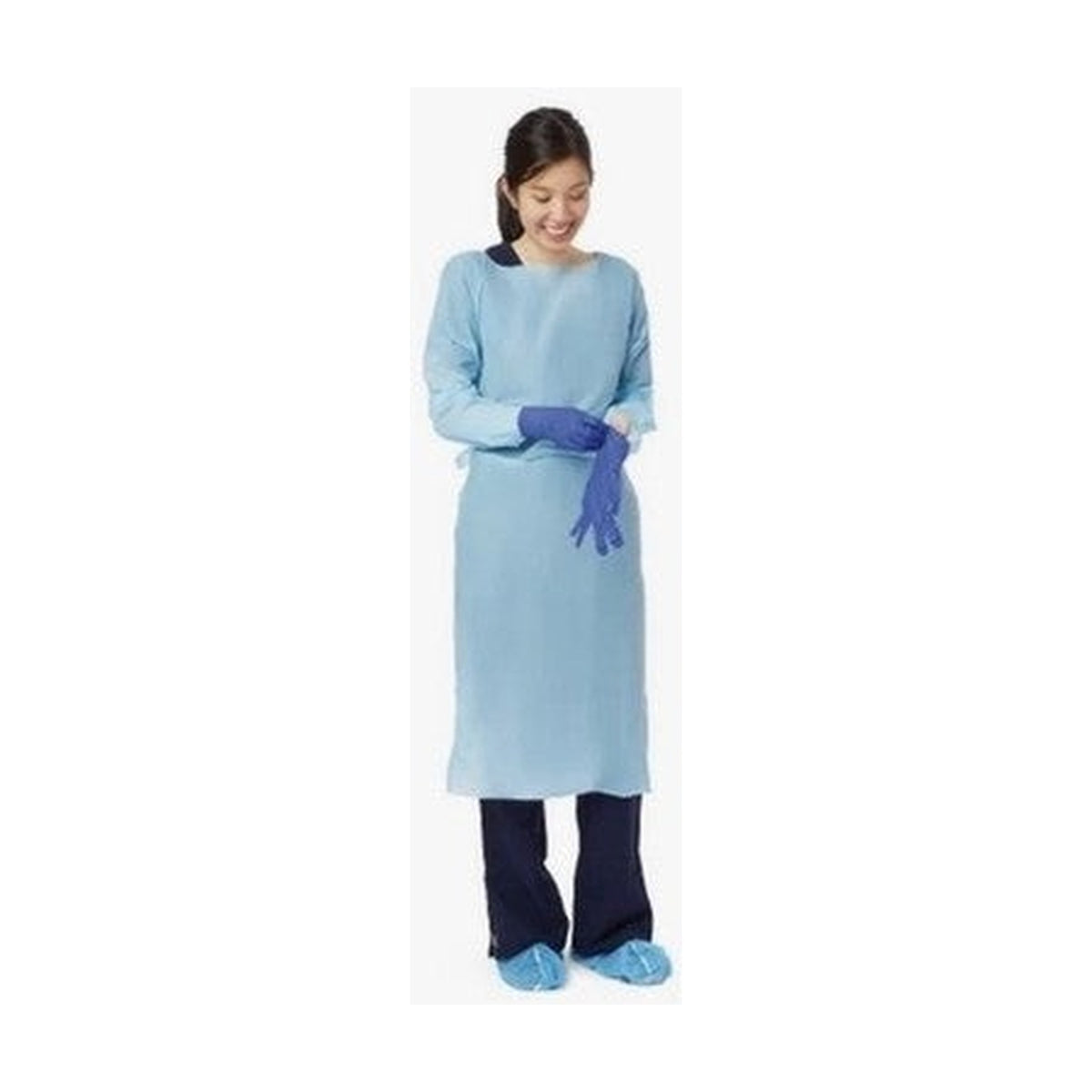 Medline Thumbs Up Polyethylene Gowns NONTH180 – Universal Blue – Box of 15
